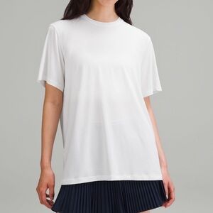 Lululemon Jersey Training Short-Sleeve Shirt Primer white size 10 nwt